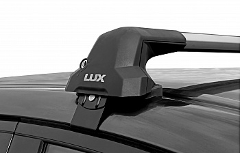 Багажник на крышу LUX 5 City, крепление на гладкую крышу для Honda Shuttle II универсал 2015- (БК5 CITY с сереб. дугами 105см + Shuttle15n) от магазина ФаркопРос